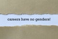 Careers have no genders on paper