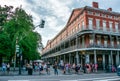 Carefree French Quarter. New Orleans Tourist Historic Landmark, Louisiana