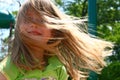 Carefree on a swing Royalty Free Stock Photo