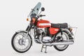 Carefully restored famous motorcycle JAWA 350/634-7, 1983