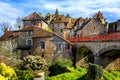 Carennac Old Town, Lot, France Royalty Free Stock Photo