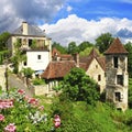 Carennac village - Dordogne, France Royalty Free Stock Photo