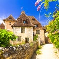 Carennac village. France Royalty Free Stock Photo