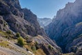 Route of the Cares located between the province of Leon and Asturias, in the Picos de Europa national park.