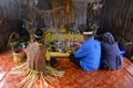 Mah Meri tribe Shaman during Hari Moyang ritual.