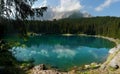 Carezza Lake (Karersee) in the Italian Dolomites