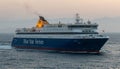 Blue Star Ferries arriving to Donousa, Greece