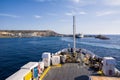 Carferry from Gozo returns to the port of Cirkewwa