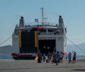 Carferry on the Island Naxos Greece