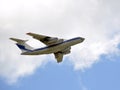 Cargo Airplane taking off into