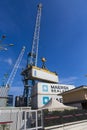 Cargo crane in Catania port 