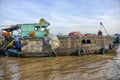 Cargo boat at the Floating market, Mekong Delta, Can Tho, Vietnam