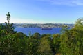 Cargo boat passing through the Bosphorus Strait. Hidiv KasrÃÂ±, Beykoz Royalty Free Stock Photo