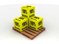 Cargo boxes Royalty Free Stock Photo