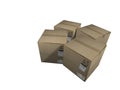 Cargo boxes Royalty Free Stock Photo