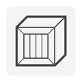 Cargo container box Royalty Free Stock Photo