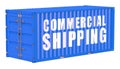 Cargo container, comercial shipping concept