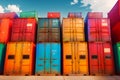 A cargo container. The Power of Containers. Exploring the World of Cargo and Storage. Generative AI