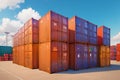 A cargo container. The Power of Containers. Exploring the World of Cargo and Storage. Generative AI