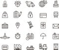 Cargo, Delivery, Freight Shipping & Transport icons