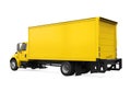 Cargo Delivery Truck Isolated Royalty Free Stock Photo