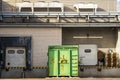 Cargo Doors at Warehouse or Shop Loading Bay Royalty Free Stock Photo