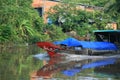 Cargo down the Mekong River - Vietnam Royalty Free Stock Photo