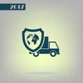 Cargo insurance icon