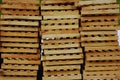 Cargo pallets Royalty Free Stock Photo