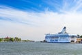 Cargo-passenger cruise ferry Silja Line in Helsinki
