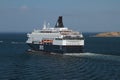 Copenhagen, Denmark - Jul 07,2018: Cargo-passenger sea ferry Royalty Free Stock Photo