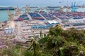 Cargo port in Barcelona