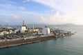 Cargo port in Fort de France, Martinique