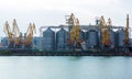 Cargo port in Odessa, a granary