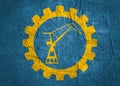 Cargo Sea Port Crane icon Royalty Free Stock Photo