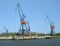Cargo seaport Royalty Free Stock Photo