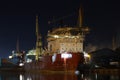 Cargo ship in the port of GdaÃâsk