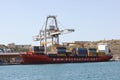 Cargo Ship being Loaded