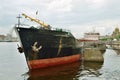 Cargo ship at berth. Royalty Free Stock Photo