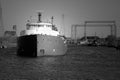 Cargo ship bow Royalty Free Stock Photo