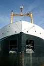 Cargo ship bow Royalty Free Stock Photo