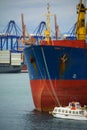 Cargo Ship Bow Royalty Free Stock Photo