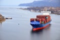 Cargo ship CALISTO Royalty Free Stock Photo