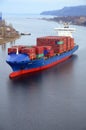 Cargo ship CALISTO Royalty Free Stock Photo