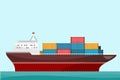 Cargo Ship Containers Shipping Royalty Free Stock Photo