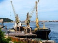 Port Facilities Cargo Handling Operations Royalty Free Stock Photo