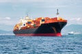 Cargo ship full of containers Royalty Free Stock Photo
