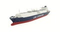 LNG Carasser: AI-Generated 3D Model Royalty Free Stock Photo