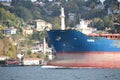 Cargo ship in istanbul Royalty Free Stock Photo