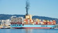 Cargo Ship MAERSK ANTARES entering the Port of Oakland